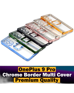 OnePlus 9 Pro Back Cover Soft Multi Chrome Border Camera Protection Cover For OnePlus 9 Pro