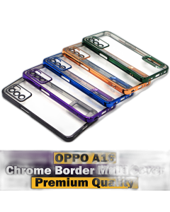 Oppo A16 Back Cover Soft Multi Chrome Border Camera Protection Cover For Oppo A16
