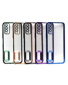 Vivo Y20s Back Cover Soft Multi Chrome Border Camera Protection Cover For Vivo Y20s