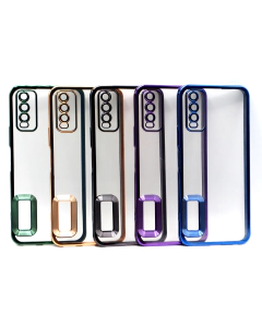 Vivo Y20A Back Cover Soft Multi Chrome Border Camera Protection Cover For Vivo Y20A