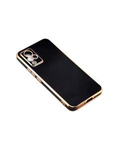 Vivo V21 Back Cover Soft Multi Camera Protection Cover For Vivo V21 - Golden Border