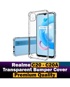 Realme C20 Back Cover Transparent Extra Bumper Anti Shock Soft Crystal Clear Case For Realme C20