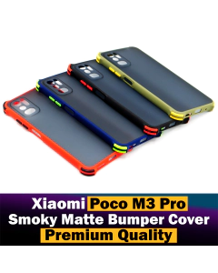 Xiaomi Poco M3 Pro Back Cover Smoky Matte Armor Case Camera Protection Cover For Xiaomi Poco M3 Pro