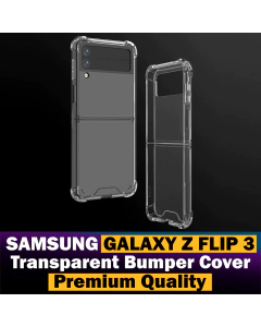 Samsung Galaxy Z Flip 3 Back Cover Transparent Extra Bumper Anti Shock Soft Crystal Clear Case For Samsung Galaxy Z Flip 3