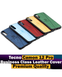Tecno Camon 12 Pro Back Cover Premium Quality Business Class Leather Case For Tecno Camon 12 Pro