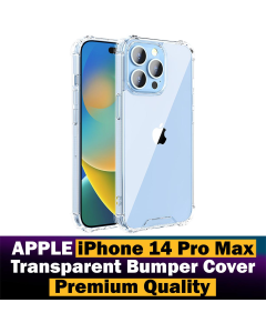 Apple iPhone 14 Pro Max Back Cover Transparent Extra Bumper Anti Shock Soft Crystal Clear Case For Apple iPhone 14 Pro Max