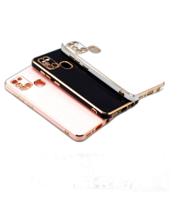 Samsung Galaxy A21s Back Cover Soft Multi Golden Border Camera Protection Cover For Samsung Galaxy A21s