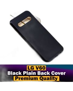LG V60 Back Cover Soft Plain Black Case For LG V60