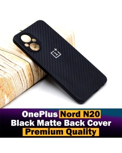 OnePlus Nord N20 Back Cover Soft Plain Black Case For OnePlus Nord N20