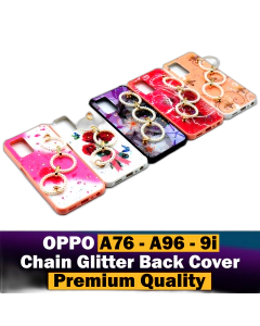 Oppo A96 Back Cover Chain Glitter Beauty Oppo A96 Case For Girls