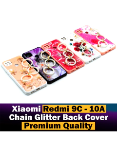 Xiaomi Redmi 9c Back Cover Chain Glitter Beauty Xiaomi Redmi 9c Case For Girls