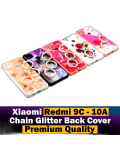 Xiaomi Redmi 10A Back Cover Chain Glitter Beauty Xiaomi Redmi 10A Case For Girls