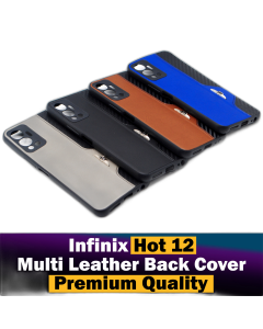 Infinix Hot 12 Back Cover Soft Leather Case For Infinix Hot 12