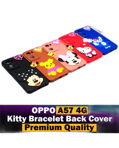 Oppo A57 4G Back Cover Hello Kitty Braslate Chain Soft Oppo A57 4G Case For Girls