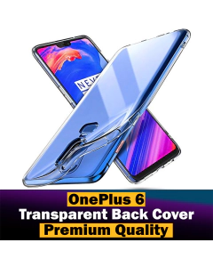 OnePlus 6 Back Cover Transparent Jelly soft Cover For OnePlus 6