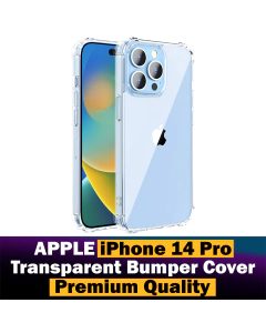 Apple iPhone 14 Pro Back Cover Transparent Extra Bumper Anti Shock Soft Crystal Clear Case For Apple iPhone 14 Pro