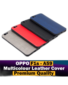 Oppo A59 Back Cover Multicolour Leather Case For Oppo A59