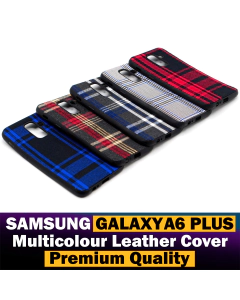 Samsung Galaxy A6 Plus Back Cover Multicolour Leather Case For Samsung Galaxy A6 Plus