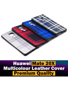 Huawei Mate 20X Back Cover Multicolour Leather Case For Huawei Mate 20X