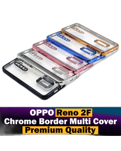 Oppo Reno 2F Back Cover Soft Multi Chrome Border Camera Protection Cover For Oppo Reno 2F
