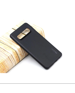Samsung Galaxy S10 Back Cover Black Soft Style Case For Samsung Galaxy S10 - Rock