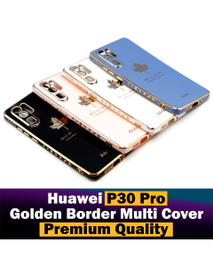 Huawei P30 Pro Back Cover Soft Multi Golden Border Camera Protection Cover For Huawei P30 Pro
