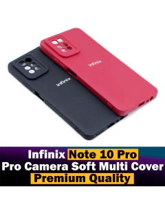 Infinix Note 10 Pro Soft Multicolour Pro Camera Protection Back Cover For Infinix Note 10 Pro