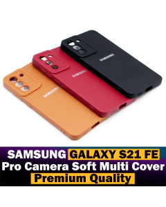 Samsung Galaxy S21 FE Soft Multicolour Pro Camera Protection Back Cover For Samsung Galaxy S21 FE