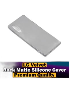 LG Velvet Back Cover Matte Style Sides Transparent Silicone Case For LG Velvet