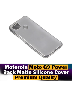 Motorola Moto G9 Power Back Cover Matte Style Sides Transparent Silicone Case For Moto G9 Power