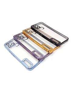 Infinix Smart 6 Back Cover Soft Multi Chrome Border Camera Protection Cover For Infinix Smart 6