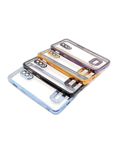OnePlus 6T Back Cover Soft Multi Chrome Border Camera Protection Cover For OnePlus 6T