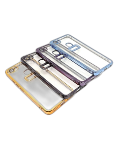 Vivo Y81 Back Cover Soft Multi Camera Protection Cover For Vivo Y81 - Chrome Border