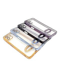 Samsung Galaxy A04 4G Back Cover Soft Multi Chrome Border Camera Protection Cover For Samsung Galaxy A04 4G