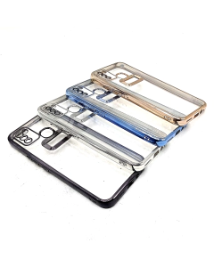 Infinix Smart 5 Back Cover Soft Multi Chrome Border Camera Protection Cover For infinix Smart 5