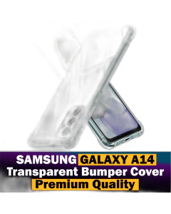 Samsung Galaxy A14 Back Cover Transparent Extra Bumper Anti Shock Soft Crystal Clear Case For Samsung Galaxy A14