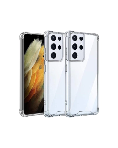 Samsung Galaxy S21 Ultra 5G Back Cover Transparent Extra Bumper Soft Crystal Clear Case For Samsung Galaxy S21 Ultra 5G - Anti Shock
