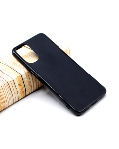 Motorola Moto E32 Back Cover Soft Plain Black Case For Motorola Moto E32