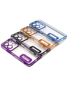 infinix Note 30 Back Cover Soft Multi Chrome Border Camera Protection Cover For infinix Note 30