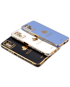 Infinix Note 10 Back Cover Soft Multi Golden Border Camera Protection Cover For Infinix Note 10