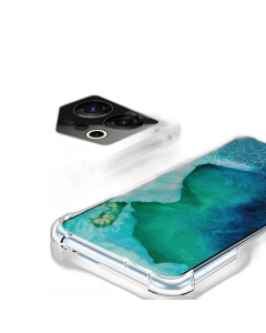 Tecno Camon 20 Pro Back Cover Transparent Extra Bumper Anti Shock Soft Crystal Clear Case For Camon 20 Pro