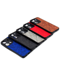 Infinix Smart 7 Back Cover Multicolour Soft Leather Case For Smart 7