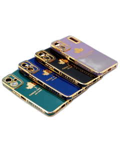 Tecno Spark 9T Back Cover Soft Multi Golden Border Camera Protection Cover For Spark 9T