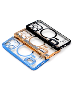 iTel A60 Back Cover Soft Multi Chrome Border Camera Protection Cover For iTel A60