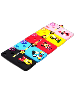Tecno Pop 3 Back Cover Braslate Chain Soft Girls Case For Pop 3 - Hello Kitty