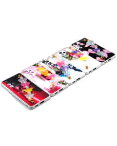 Samsung Galaxy A53 5G Back Cover Stylish Fancy Case For Samsung A53 5G - Glitter Flower