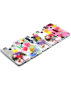 Xiaomi Redmi 10C Back Cover Stylish Fancy Case For Redmi 10C - Glitter Flower