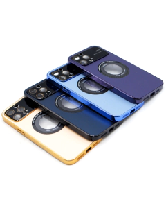Apple iPhone 12 Pro Max Back Cover Magnetic Lens Protection Case For iPhone 12 Pro Max - MagSafe