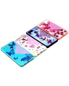Oppo A12 Back Cover Multicolour Ladies Stone Glitter Case Cover For Oppo A12