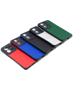 Vivo V25e Back Cover Multicolour Soft Leather Case For V25e